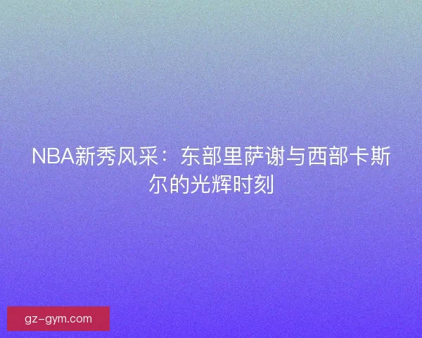 NBA新秀风采：东部里萨谢与西部卡斯尔的光辉时刻
